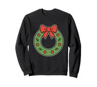 Wreath with Bow and Berries Sweatshirt