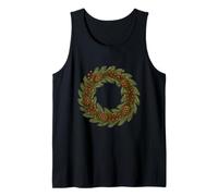 Wreath with Cones and Berries Tank Top
