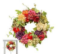 Wreaths For The Front Door - Synthetic Flower Circle, Spring Garland Design, Nature-Inspired Decorative Accent Creation, Festive Hanging Jewelry Styling | For Kitchen, Ho