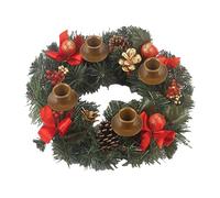 Wreaths with Rings for Candles - Christmas Wreaths with Rings for Candles, Centerpiece Decoration Candle Holder Advent Wreath | Christmas Centerpiece with Advent Garland