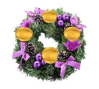 Wreaths with Rings for Candles - Christmas Wreaths with Rings for Candles, Centerpiece Decoration Candle Holder Advent Wreath | Christmas Centerpiece with Advent Garland