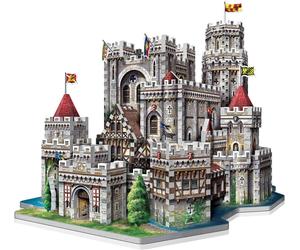 WREBBIT 3D PUZZLE KING ARTHUR'S CAMELOT 865 PIECE JIGSAW PUZZLE CARD GAME NEW
