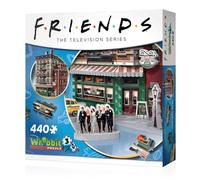 Wrebbit3D, Friends: Central Perk Café (440pc), 3D Puzzle, Ages 14+ (US IMPORT)