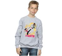 Wreck It Ralph Mulan And Vanellope Sweatshirt Disney Grey 9 Years