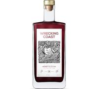 Wrecking Coast Honey Sloe Gin - Cornish Gin Flavoured With Local Sloe Berries and Wildflower Honey. Produced and Bottled in North Cornwall 50cl