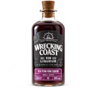 Wrecking Coast Kea Plum Rum Liqueur, Cornish Plum Rum, 50cl, 30% ABV | Foraged Kea Plums, White Rum, Jammy Fruit, Sherbet Finish, Orange Ginger Spice, Plum Liqueur, Neat, Spritz, Ginger Ale