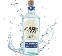 Wrecking Coast Scurvy Gin - Navy Strength British Gin with Bold Juniper and Citrus, Small Batch Cornish Craft Strong Gin, Ideal Gin Gift, 70cl, 57% ABV
