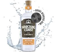 Wrecking Coast White Spiced Rum - Award-Winning Premium Cornish Craft Rum with Natural Spices, Perfect Rum Gift, 70cl, 40% ABV