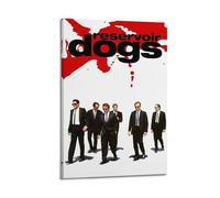 WREHEHQOWRN Reservoir Dogs Posters Aesthetic Vintage Wall Art Canvas Poster Decorative Painting Living Room Bed Room Decor 12x18inch(30x45cm) Frame-style