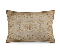 Wreioau French 19th Century Antique Aubusson Tapestry Throw Pillow Case Rectangle Lumbar Decorative Pillow Cover Home Decor for Living Room Sofa Car Cozy Cushion Cover 12"X 20"