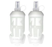 WRELS 2-pack Soft Flask Running Water Bottle 250ml/350ml/500ml,BPA-Free TPU Collapsible Water Bottle for Running Belt & Vest,Lightweight Soft Water Bottle for Marathon, Camping, Climbing