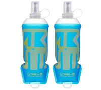 WRELS 2-pack Soft Flask Running Water Bottle 250ml/350ml/500ml,BPA-Free TPU Collapsible Water Bottle for Running Belt & Vest,Lightweight Soft Water Bottle for Marathon, Camping, Climbing