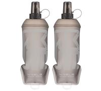 WRELS 2-pack Soft Flask Running Water Bottle 250ml/350ml/500ml,BPA-Free TPU Collapsible Water Bottle for Running Belt & Vest,Lightweight Soft Water Bottle for Marathon, Camping, Climbing