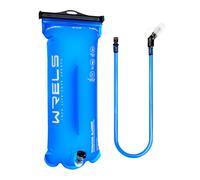 WRELS BPA Free hydration bladder,Leakproof Water Bladder for Hiking Backpack,Large Opening Water Reservoir Hydration Pack for Running Cycling Camping,3L