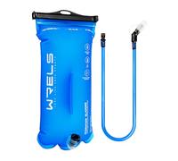 WRELS BPA Free hydration bladder,Leakproof Water Bladder for Hiking Backpack,Large Opening Water Reservoir Hydration Pack for Running Cycling Camping,2L