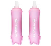 WRELS Running Water Bottle,250ml/350ml/500ml TPU Soft Flask,Collapsible Water Bottles for Hydration Vests and Running Belts Backpack, Soft Water Bottles For Hiking Cycling Climbing