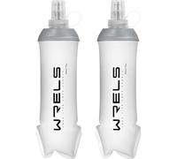 WRELS Running Water Bottle,250ml/350ml/500ml TPU Soft Flask,Collapsible Water Bottles for Hydration Vests and Running Belts Backpack, Soft Water Bottles For Hiking Cycling Climbing