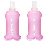 WRELS Running Water Bottle,250ml/350ml/500ml TPU Soft Flask,Collapsible Water Bottles for Hydration Vests and Running Belts Backpack, Soft Water Bottles For Hiking Cycling Climbing
