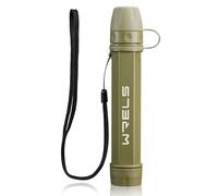 WRELS Water Filter Straw,NSF & SGS Certified Personal Portable Filter for Camping Hiking Survival,Outdoor Water Filter with Carabiner & Extension Tube - Emergency Water Filtration System