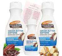 Wremedies Cocoa Butter Lotion Bundle - 2 × 250ml + 50ml Travel Size Palmer’s Cocoa Butter with Exclusive Cherish Yourself Guide - 48 Hour Moisture for Dry Skin