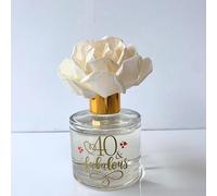 Wremedies for Easier Living 40th Birthday Gift for Women Flower Reed Diffuser for Home, Present for Women 100ml Fragrance Bottle 40th Birthday Presents for Mum Best Friend