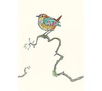 Wren Card Daniel Mackie Designs 7 x 5 inches wrapped in cello with envelope