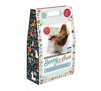 Wren Needle Felting Kit Containing 100% wool, Felting Needles, High Density Felting Sponge, Pipe Cleaners, Glass Eyes and Clear Colour Instructions