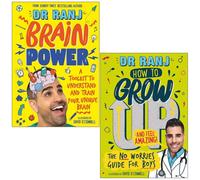 Wren & Rook Dr Ranj Singh Collection 2 Books Set (Brain Power, How To Grow Up And Feel Amazing)