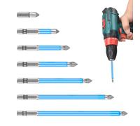 Wrench Drilling Bit Set, Magnetic Electric Screwdriver Set - Professional High Magnetic Screwdriver Drilling Parts 7 Pieces,Strong Tool Set