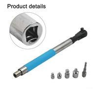 Wrench Extender Tool with High Torque 37lb-ft to 74lb-ft for Slim Design 1.57 Inches Wide for Tight Spaces Change System Compatible with 1/2 Inch Socket(1 Set)