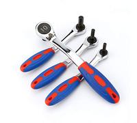 Wrench Set, 1pcs Reversible Ratchet Allen Key Wrench, Ratcheting Hex Bolt Spanner with Soft Rubber Handle 4mm 5mm 6mm 8mm 10mm 12mm 14mm 17mm (Size : 17mm)