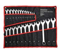 Wrench Set CV Steel incl. 25-Piece roll-up Pouch. 6-32mm Open-end Wrench Combination Wrench