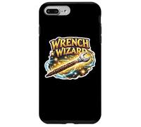 Wrench Wizard Funny Mechanic Quote Saying Phrase Mechanical Case for iPhone 7 Plus/8 Plus