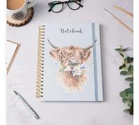 Wrendale Designs by Hannah Dale - Daisy Coo Illustrated Spiral Bound Lined Notebook - A4