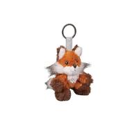 Wrendale Autumn Fox Plush Keyring Silver