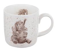 Portmeirion Home & Gifts Mug-Role Model (Elephants), Bone China, Multi-Colour, 19 x 12 x 8 cm