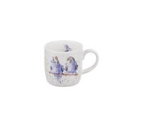 Wrendale by Royal Worcester Mug Date Night Budgie, Multi-Colour