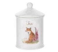 Wrendale by Royal Worcester Tea Canister Fox, Multi-Colour