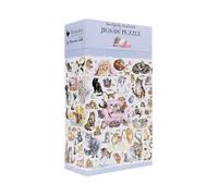 Wrendale Cats Jigsaw Puzzle - 1000 Piece Puzzle and Guide Poster