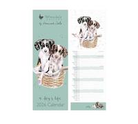 Wrendale Designs - A Dog's Life' Slim Calendar 2026