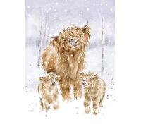 Wrendale Designs A Highland Christmas' A6 notebook