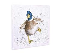 Wrendale Designs - A Waddle & a Quack Canvas, Size 20cm