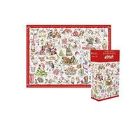 Wrendale Designs by Hannah Dale - The Christmas Country Set Jigsaw Puzzle - 1000 Pieces