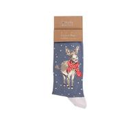 Wrendale Designs 'All Wrapped Up' Donkey Christmas Men's Socks