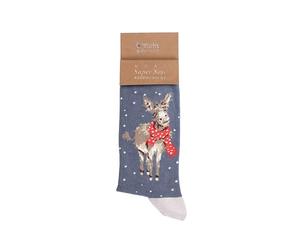 Wrendale Designs All Wrapped Up' Donkey Men's Sock