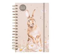 Wrendale Designs Blank Notebook Among the Daisies' Rabbit