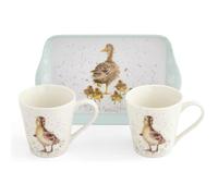 Wrendale Designs Animal Birds Bone China Mug & Tray Set by Royal Worcester