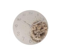 Wrendale Designs Awakening Hedgehog Wall Clock 30cm Wrendale Designs Multicolor