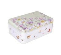 Wrendale Designs Bee and Butterfly Rectangular Storage and Food Tin Home Decor