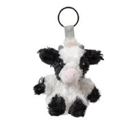 Wrendale Designs Black and White Holstein Cow Plush Keyring Mathilda